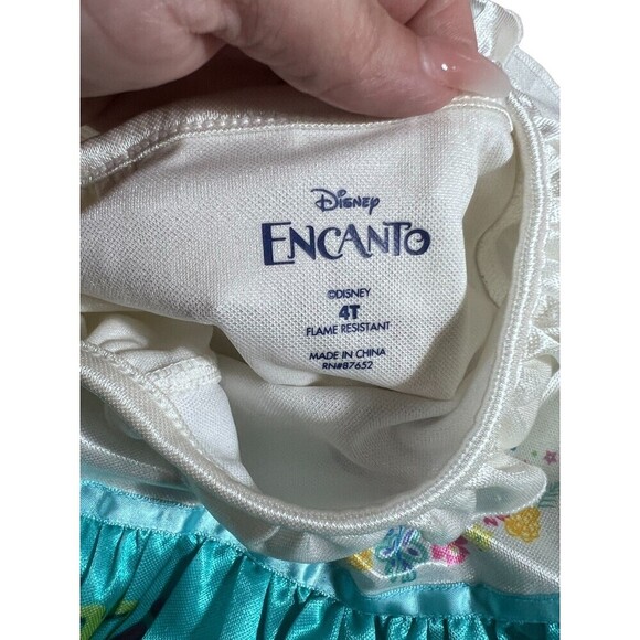 Disney Encanto Maribel Nightgown Party Dress Girls Size 4T Multicolor Cartoons - Picture 5 of 6